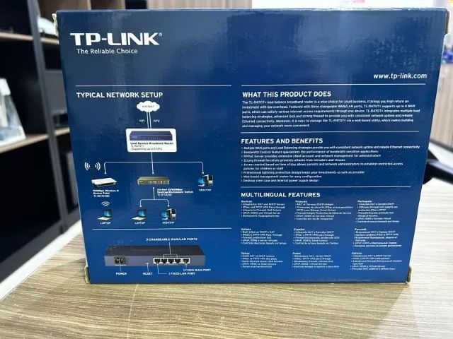 Roteador TP-Link TL-R470T+ 10/100 - Foto 2