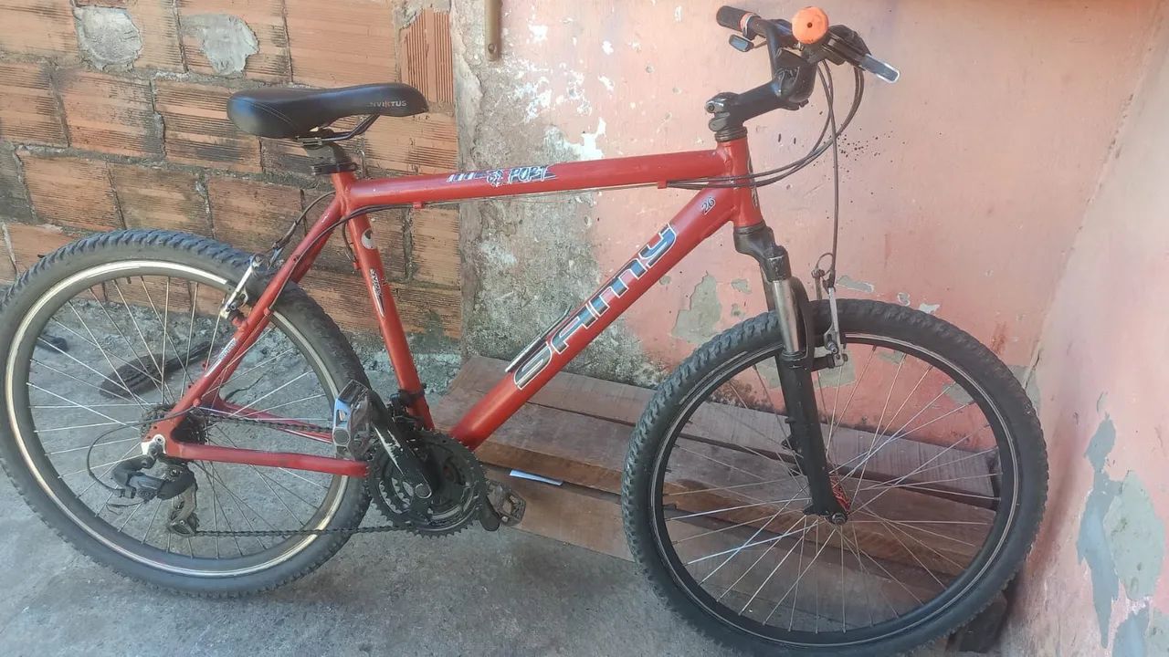 Bicicleta aro 26 de alumínio 