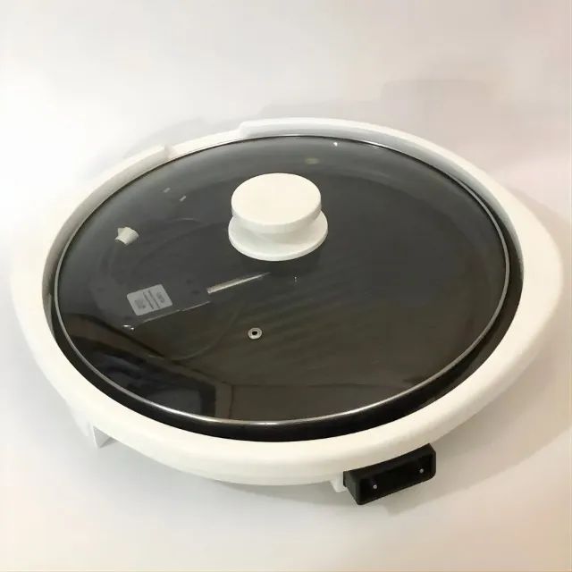 Grill Elétrico Fun Kitchen Família 40cm - Branco | Perfeito Estado