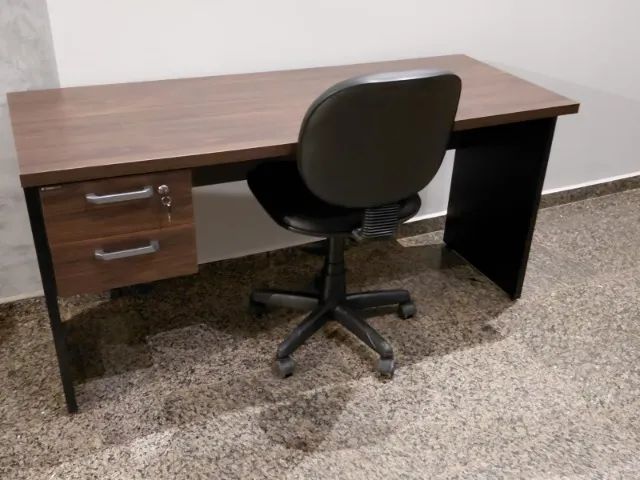 Mesa e cadeira giratório para escritório - Foto 2