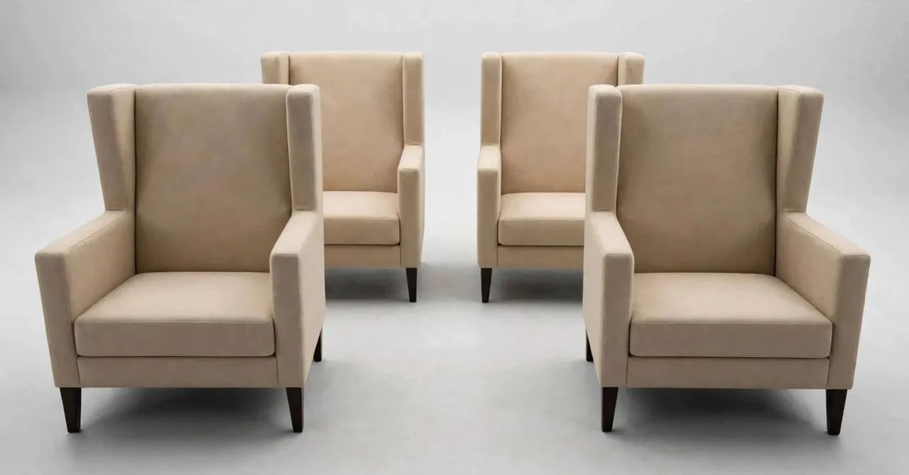 4 Poltronas vintage Century  - Foto 2