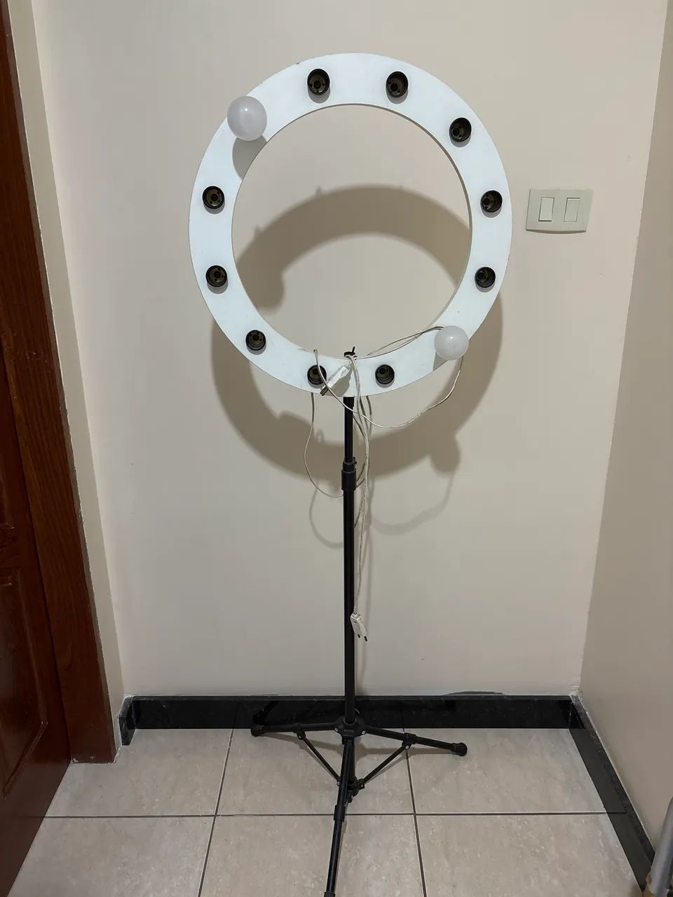 Ring light com tripé 
