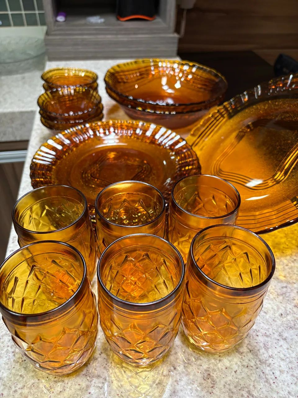 Conjunto duralex âmbar  - Foto 2