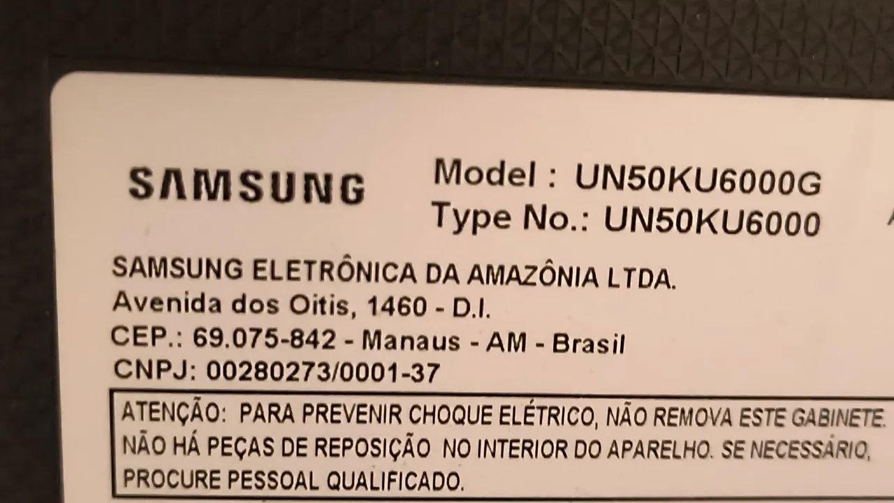 Smartv Samsung 4k 50 polegadas UN50KU6000G - Foto 3