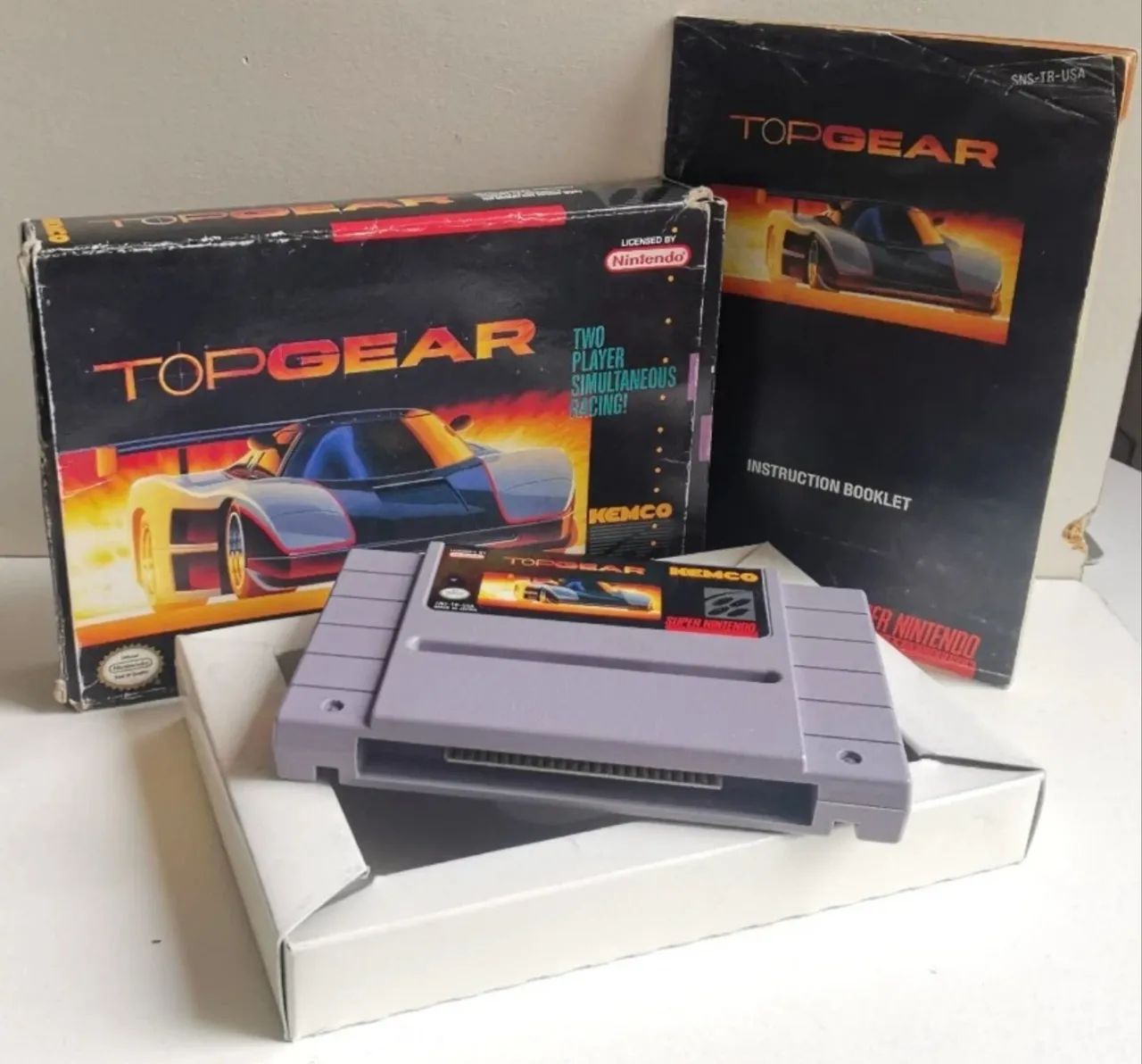 Top Gear SNES completo com caixa e manual  - Foto 2