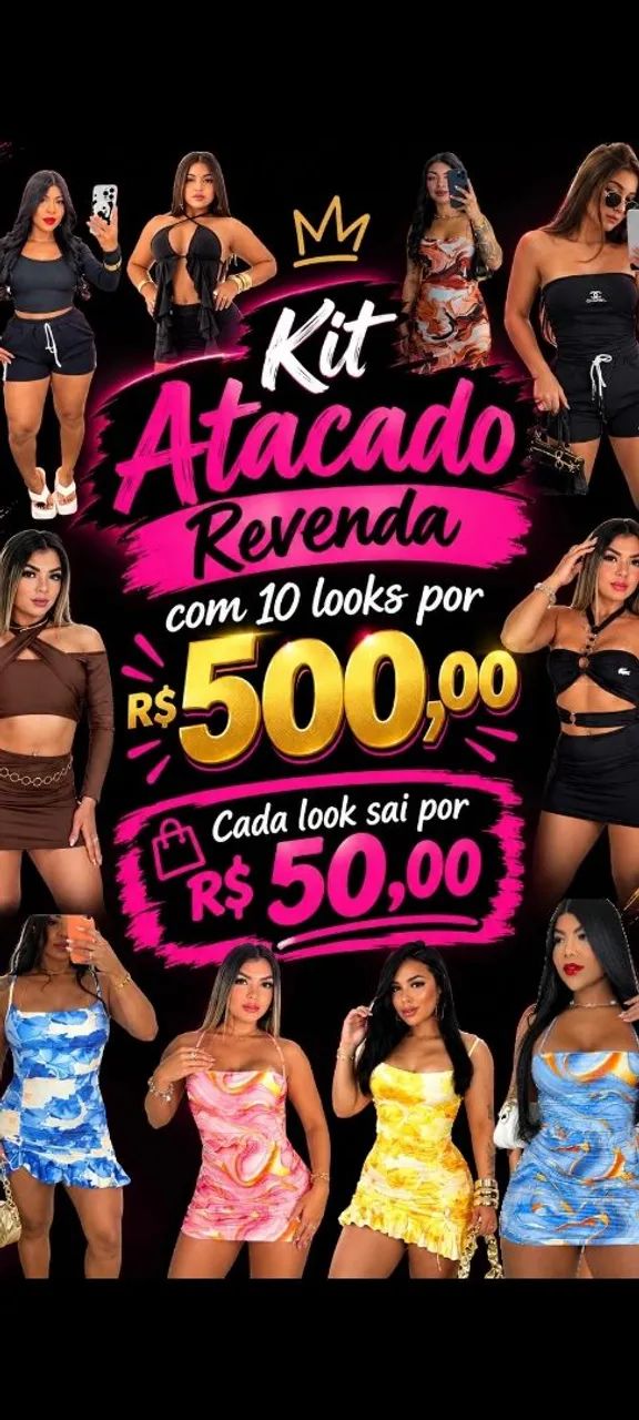 Kit com 10 /Atacado/Revenda