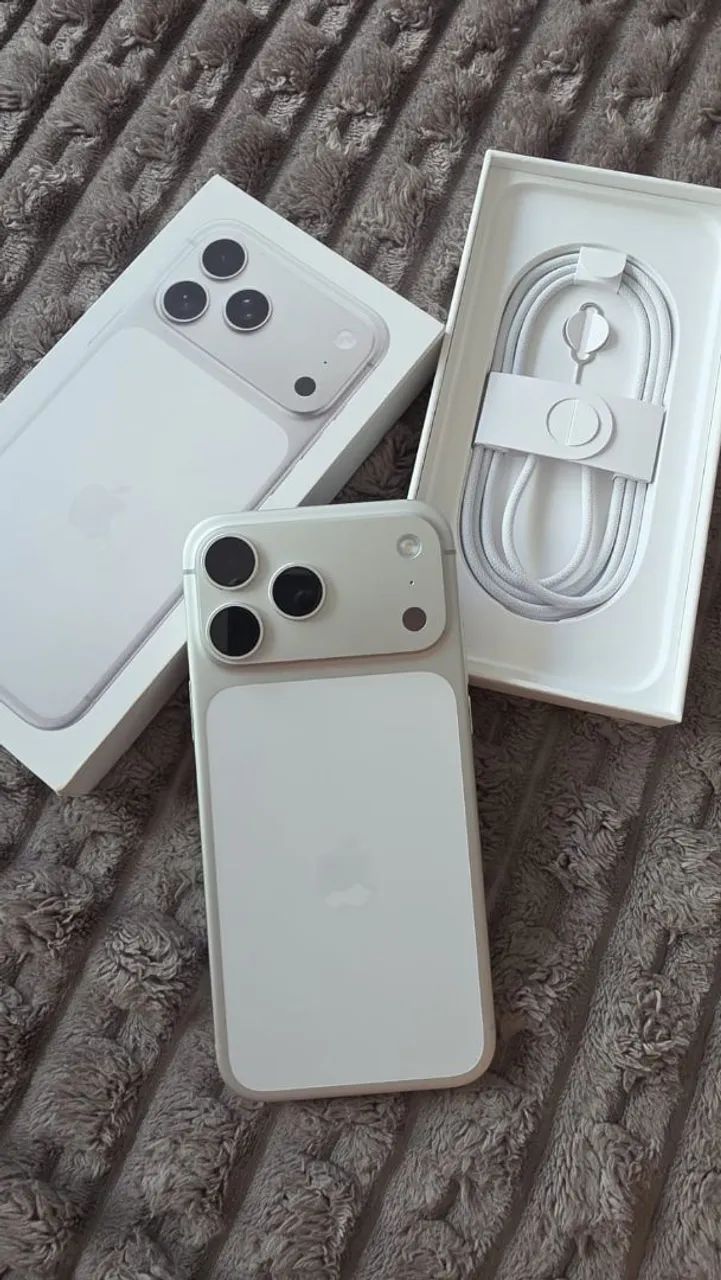 IPHONE 17 PRO MAX 256 GB SILVER SEMINOVO - Celulares e Smartphones