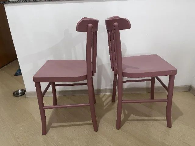 2 cadeiras rosas para mesa de jantar - Foto 3