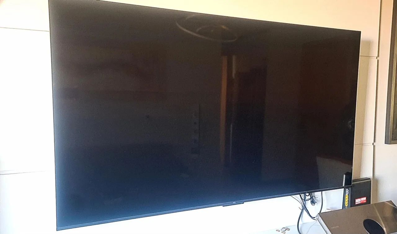 Smartv 65 Pol 4K TCL 10 meses de uso Nota Fiscal - Foto 4