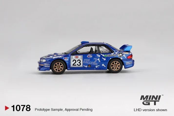 MINI GT Subaru Impreza WRC99 2000 # 23  1078 escala 1/64 - Foto 3