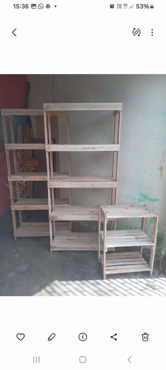 Estante de palite 