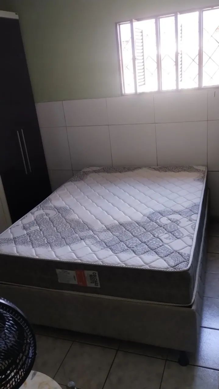 Cama box casal ortopédica