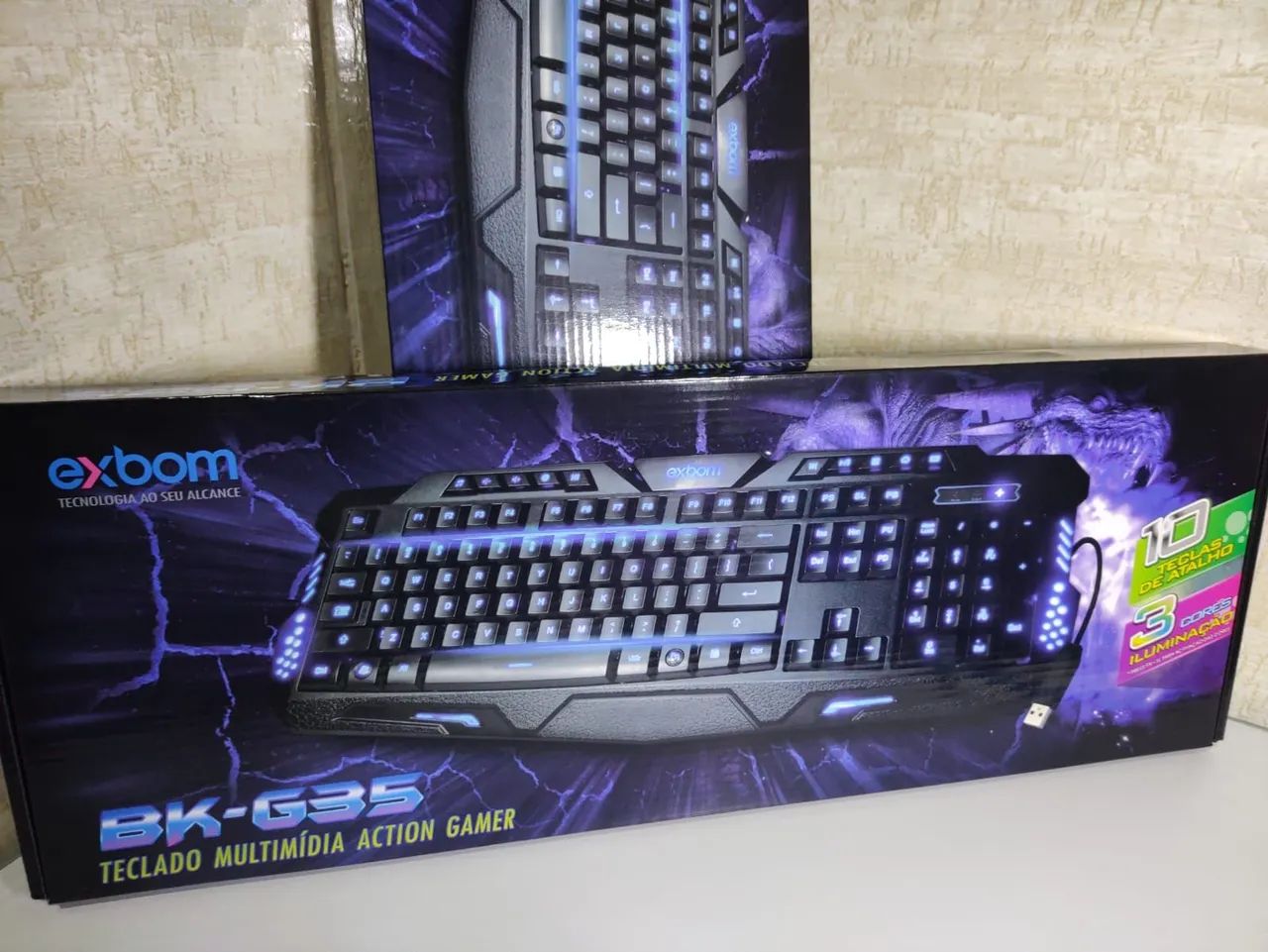 Vendo teclado PC gamer, modelo E bom BK-G35