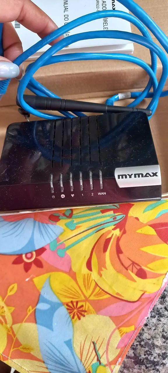 Roteador Mymax Wireless Mwr/wr922-bk Preto - Foto 4