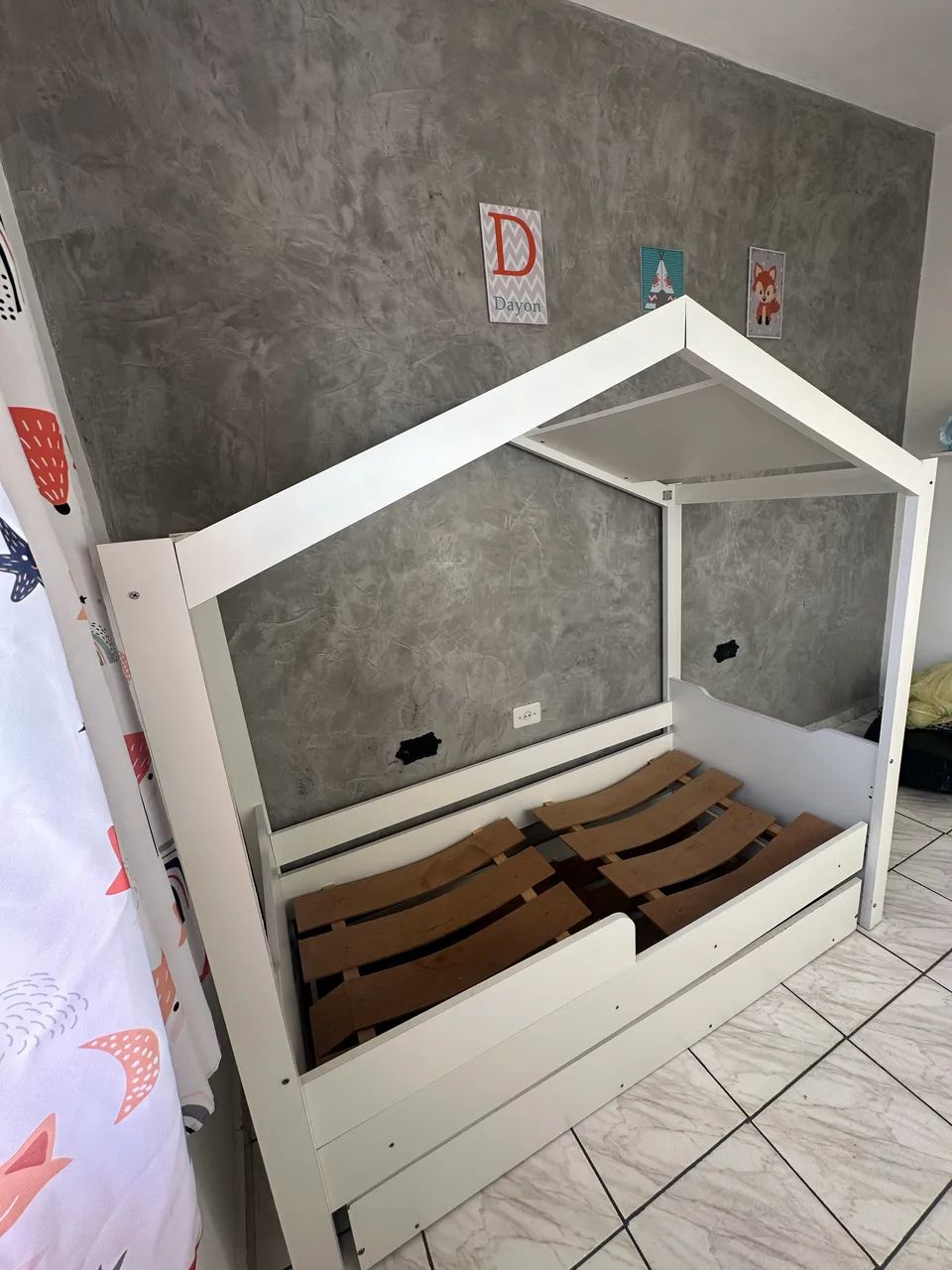 Cama infantil Montessoriana com cama auxiliar  - Foto 5