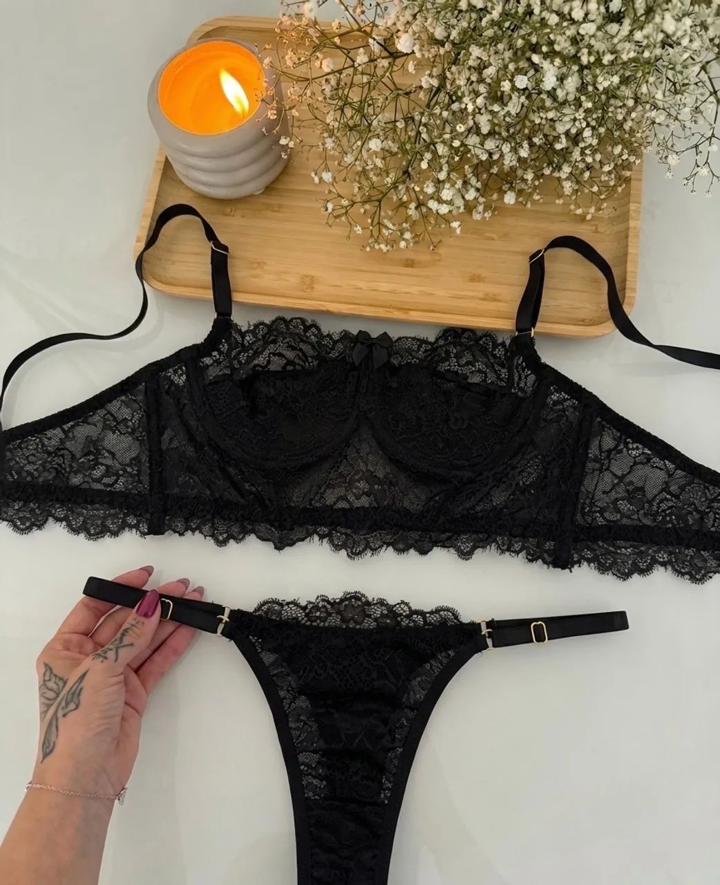 Conjunto orquídea 