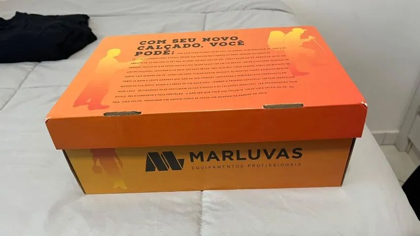 Botina De Segurança Marluvas n° 43 na caixa - Foto 2