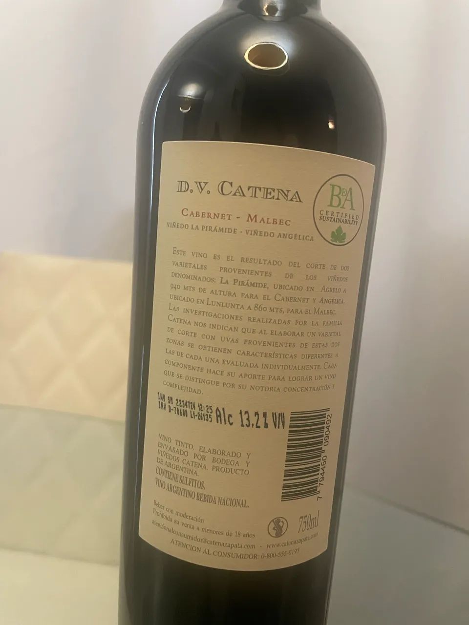 Vinho Argentino D.V. Catena Cabernet Malbec 2025 - Foto 2