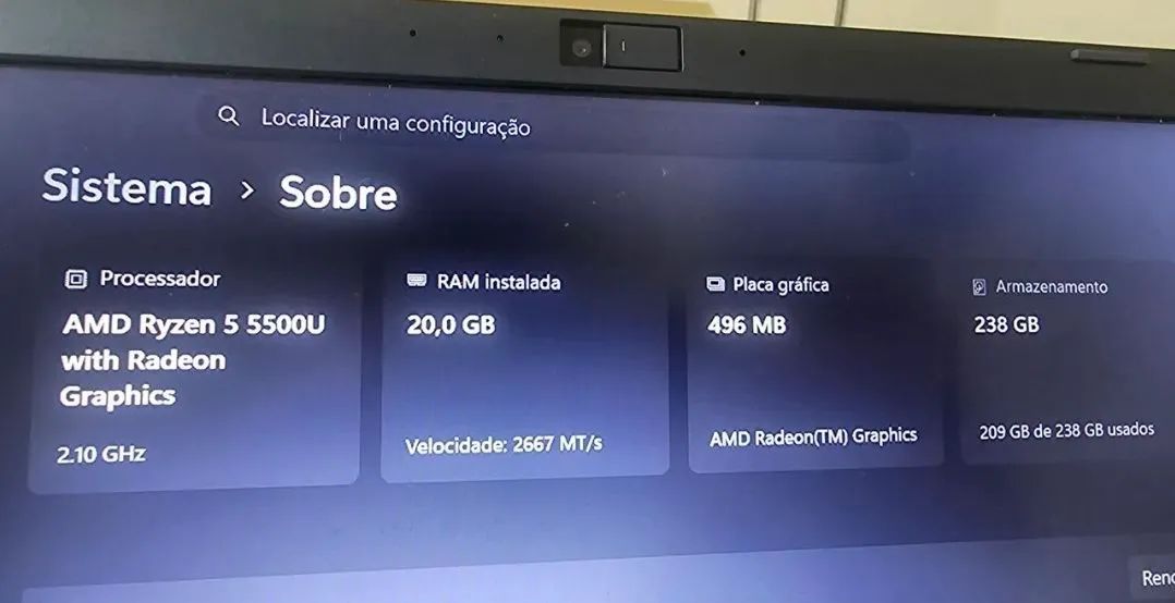 Notebook Vaio - 20 gb Ram, NvMe 256 Gb - Foto 3