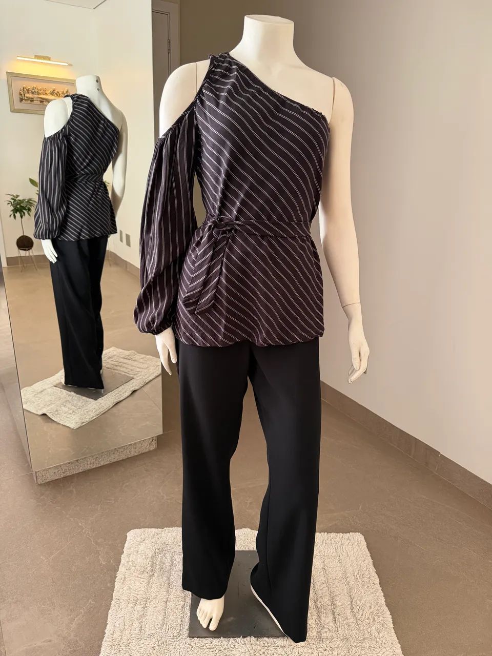 Blusa risca de giz LE LIS BLANC - Foto 2