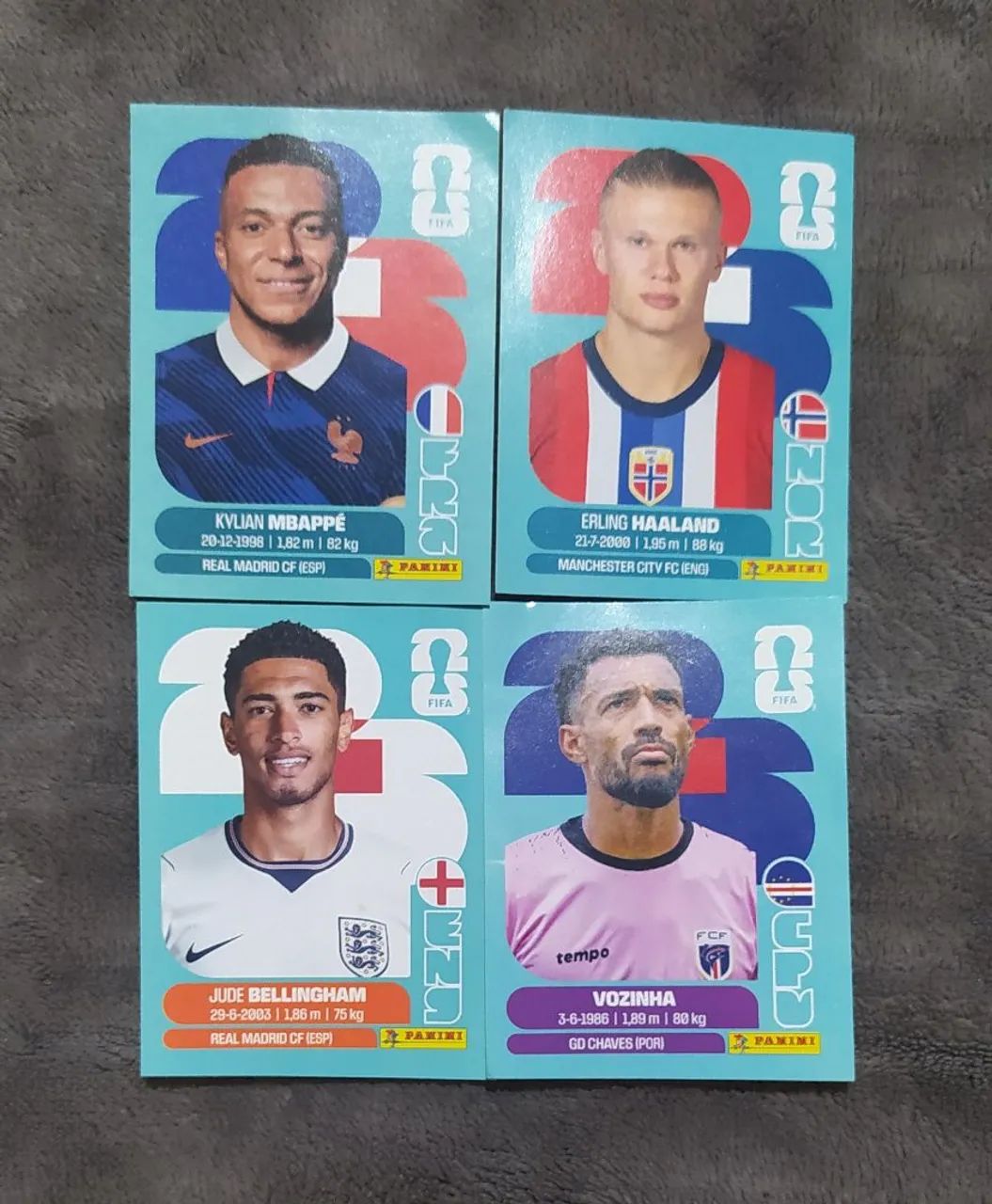 Figurinhas Craques da copa 
