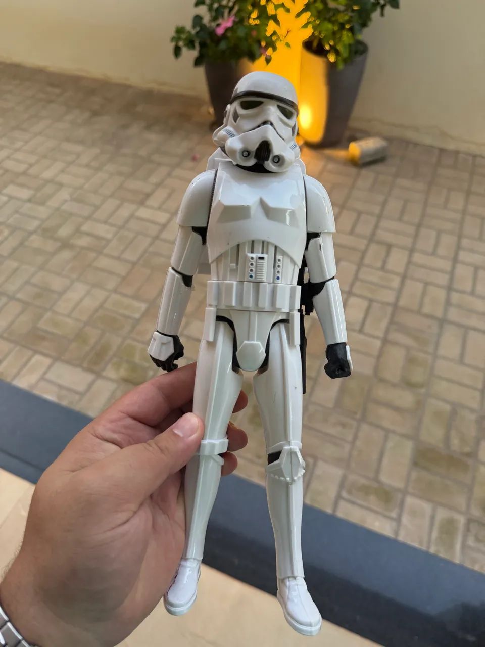 Stormtrooper star wars 30cm boneco eletrônico 