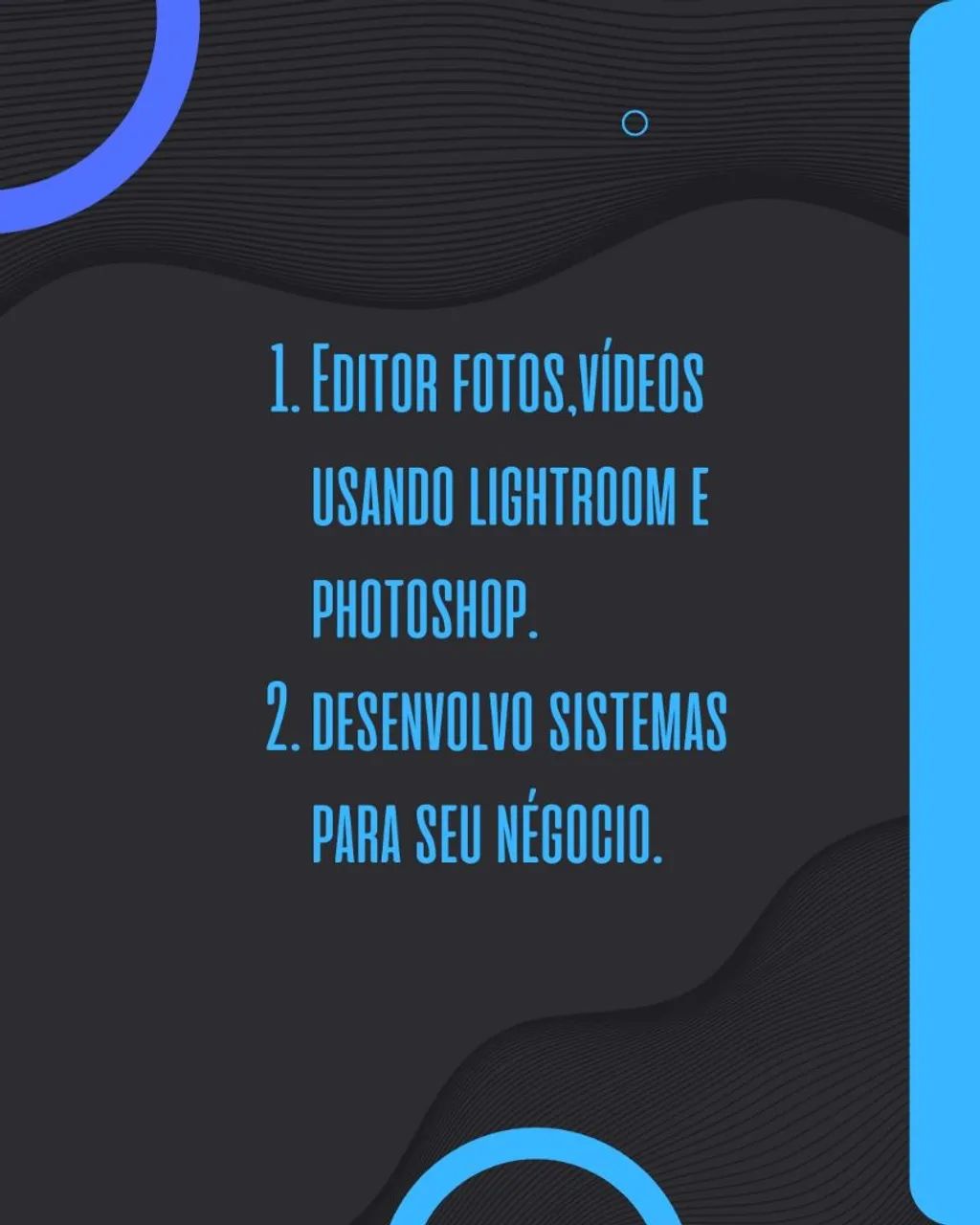 Buscando serviços freelancer como editor, e desenvolvedor