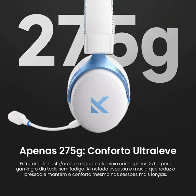 MCHOSE V9 Pro Headset Gamer Wireless -Entrega Grátis- - Foto 2