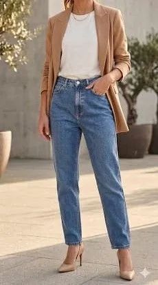 Calça jeans Crooped Brooksfield Donna Tam. 38 semi nova