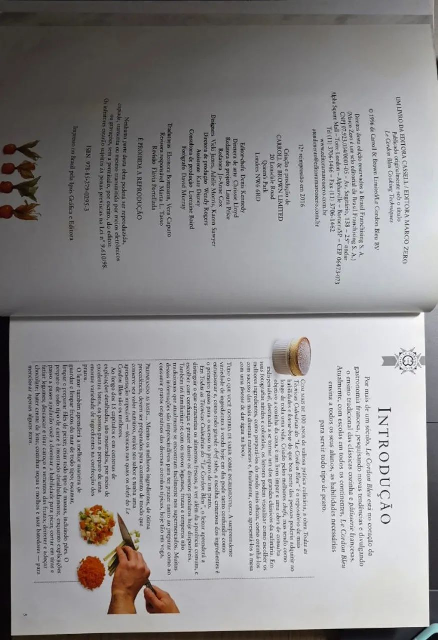 Livro de tecnicas culinarias Le Cordon Bleu - Foto 2