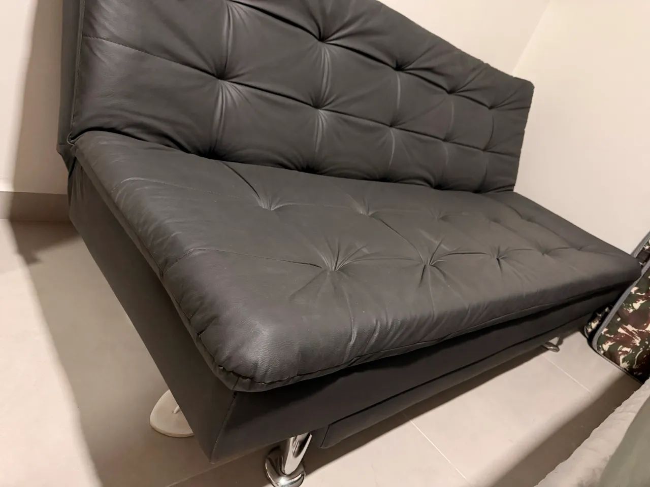 Sofa cama courino preto 65704308270723120
