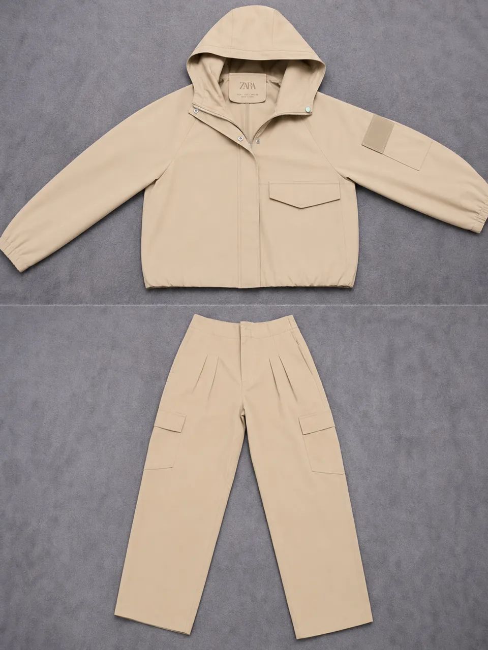 Conjunto casaco e calça Zara