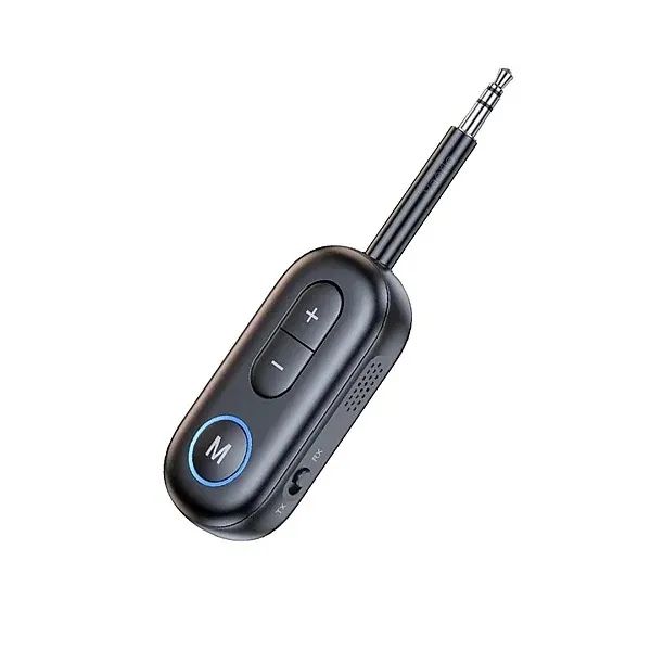 Adaptador Transmissor e Receptor Bluetooth 5.3 P2 2 em 1 com Microfone e Bateria - VAORLO - Foto 5