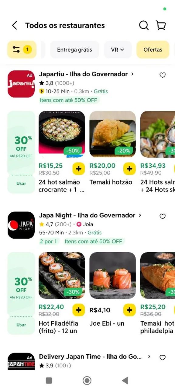 Passo ótimo negócio de Delivery 