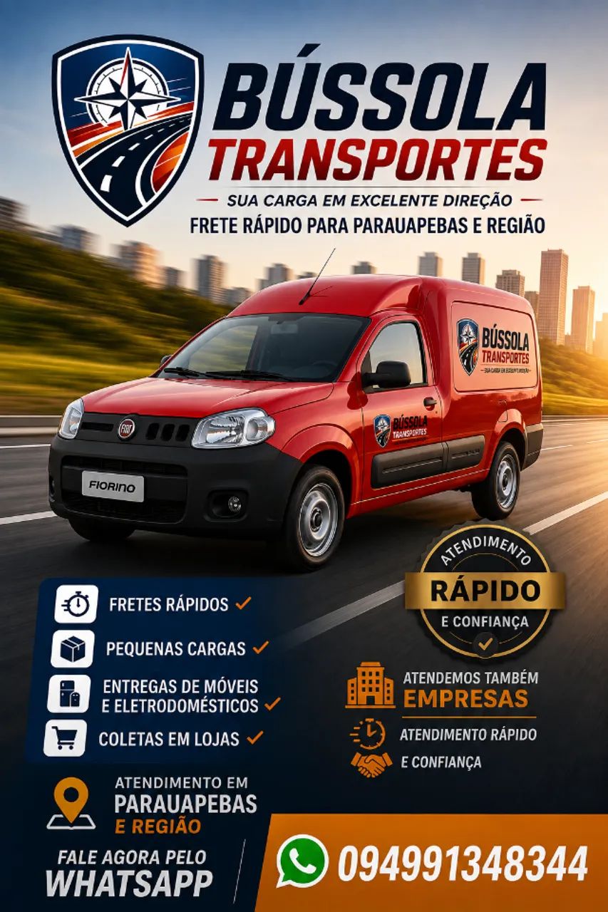 Fiorino disponível para frete