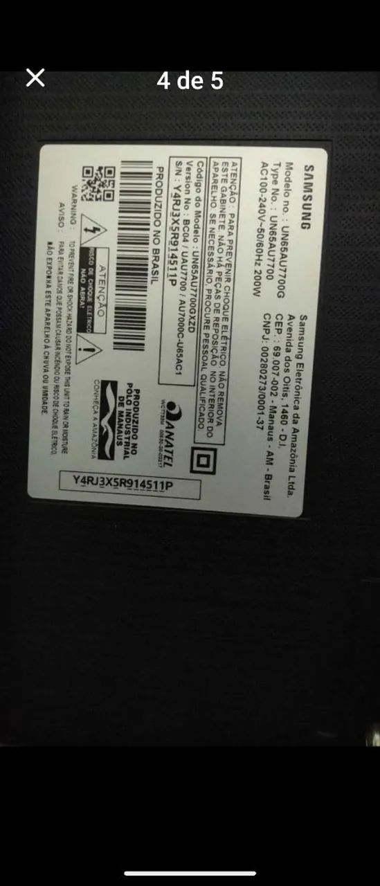 Tv Samsung 65 polegadas  - Foto 2