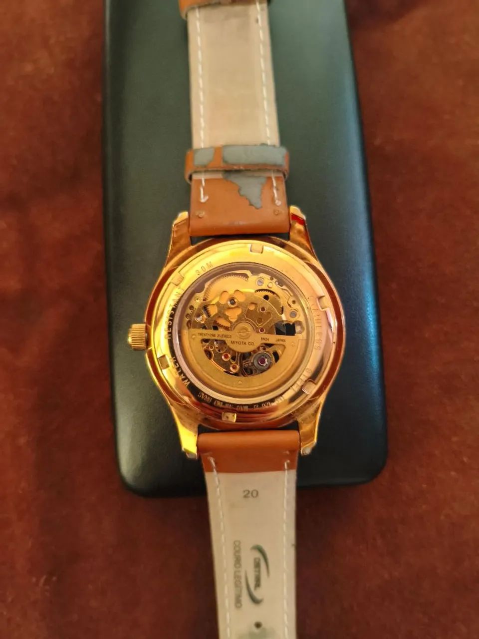 Relógio Technos Masculino Automatico Dourado