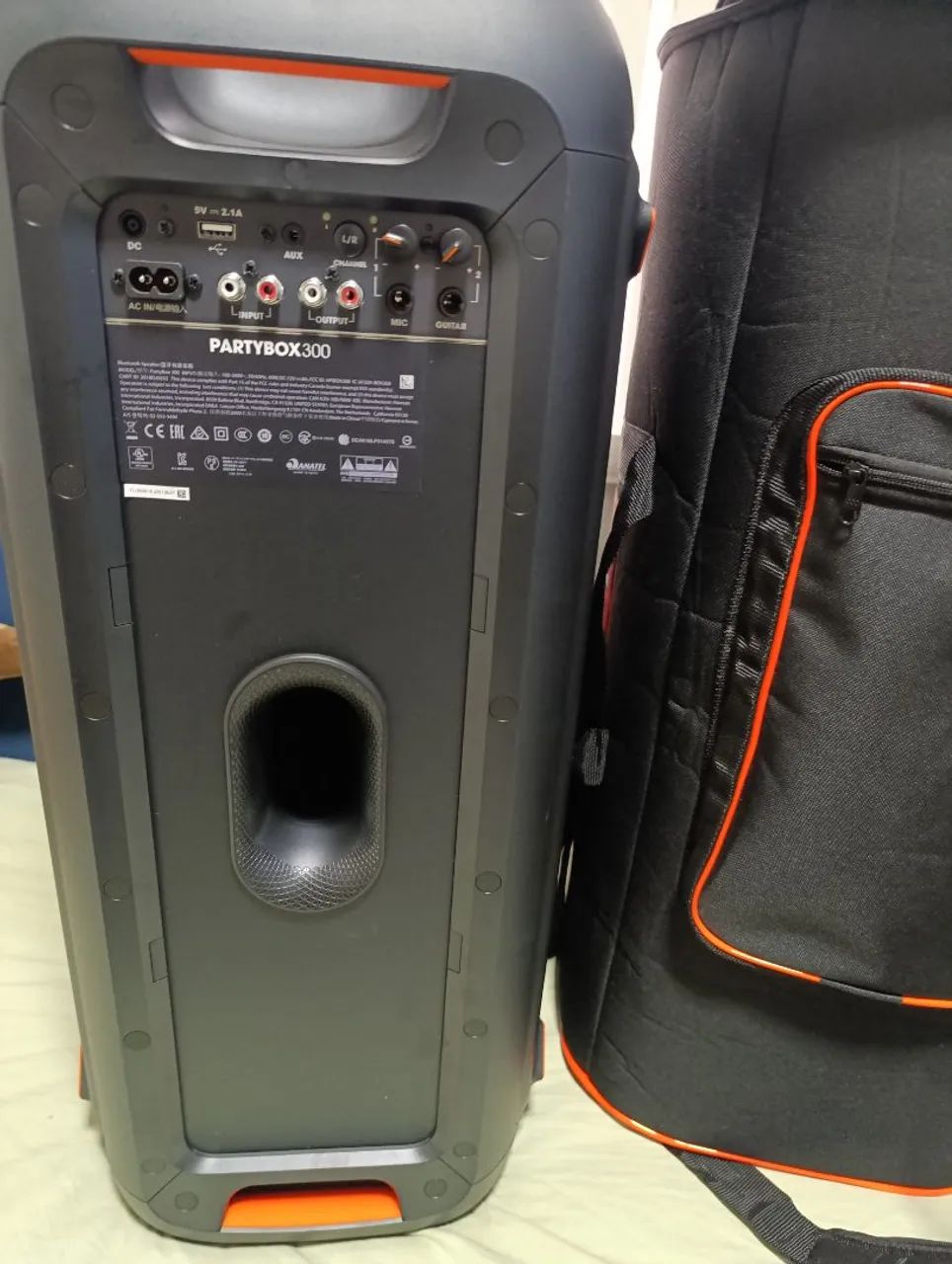 Caixa jbl Paty box 300 novinha com capa de proteção de brinde  - Foto 3