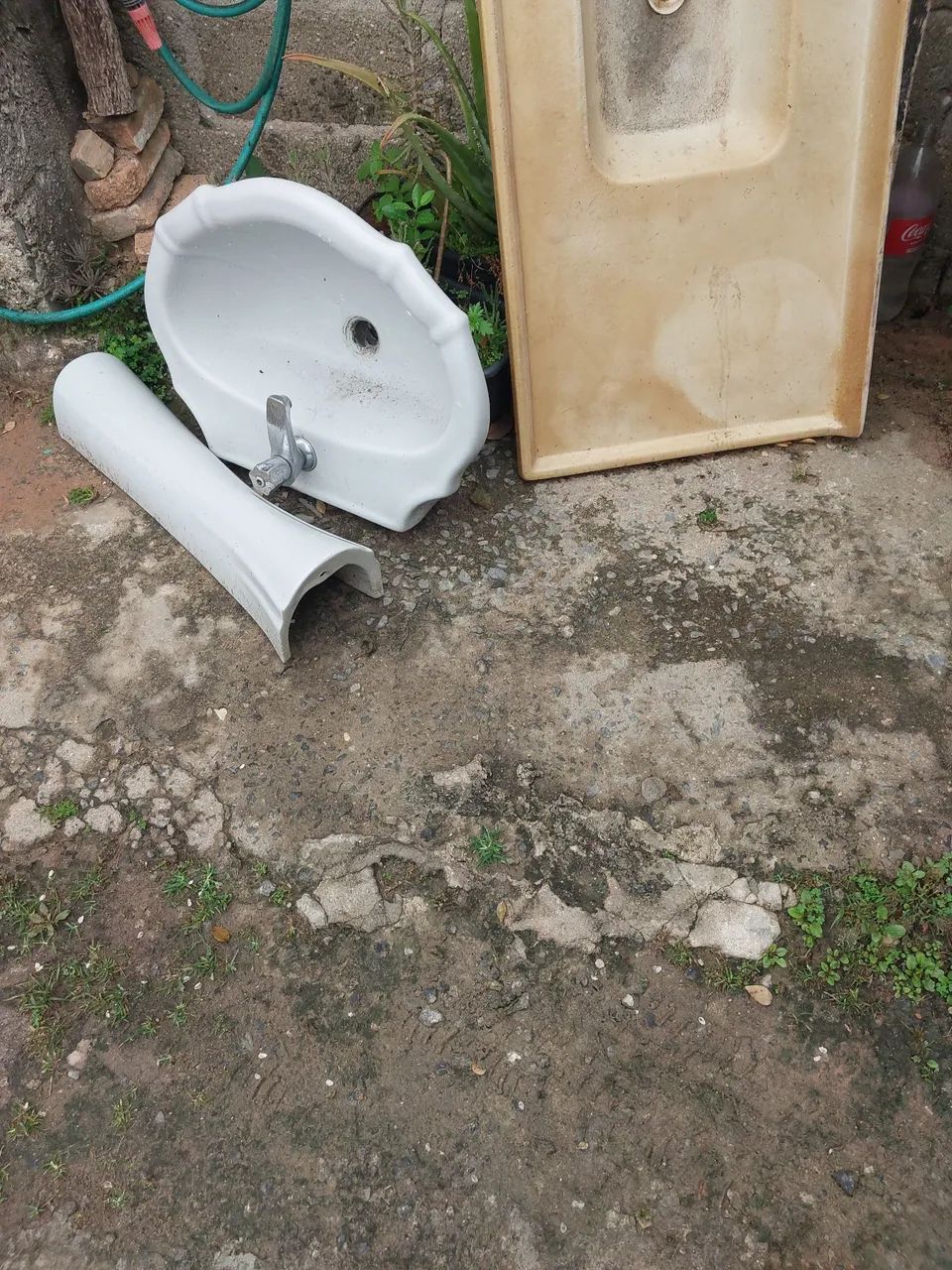 Coluna e lavatorio