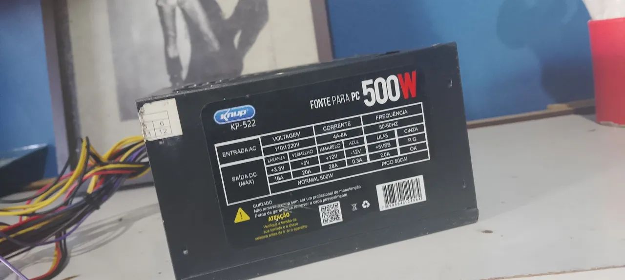 Fonte de pc 500w - Foto 2