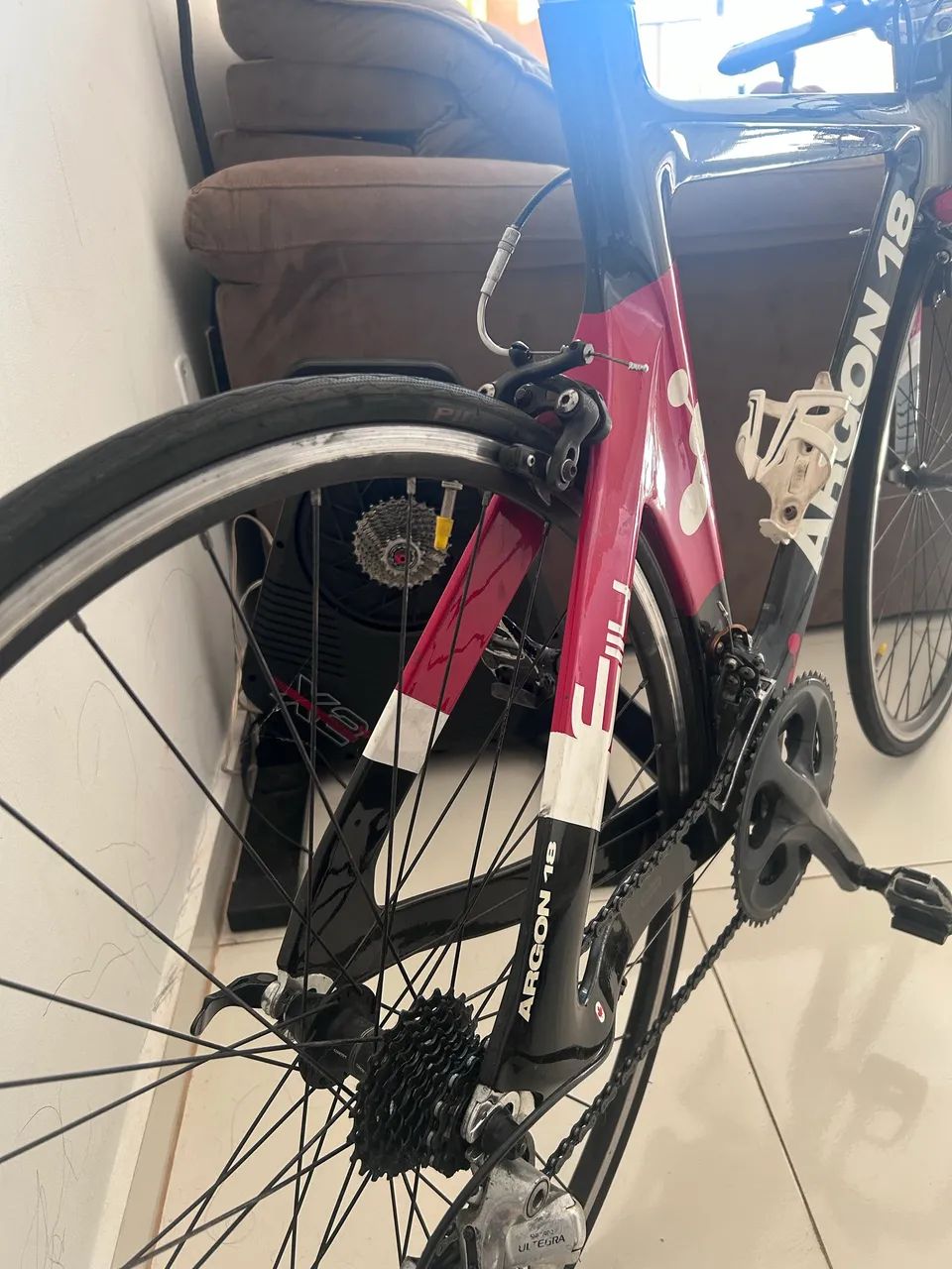 Bicicleta Triathlon / TT Argon 18 E-114 Carbono - Foto 4