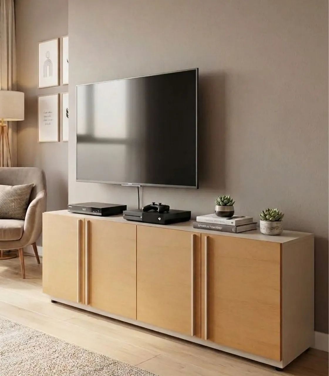 Rack bancada para TV Smart 