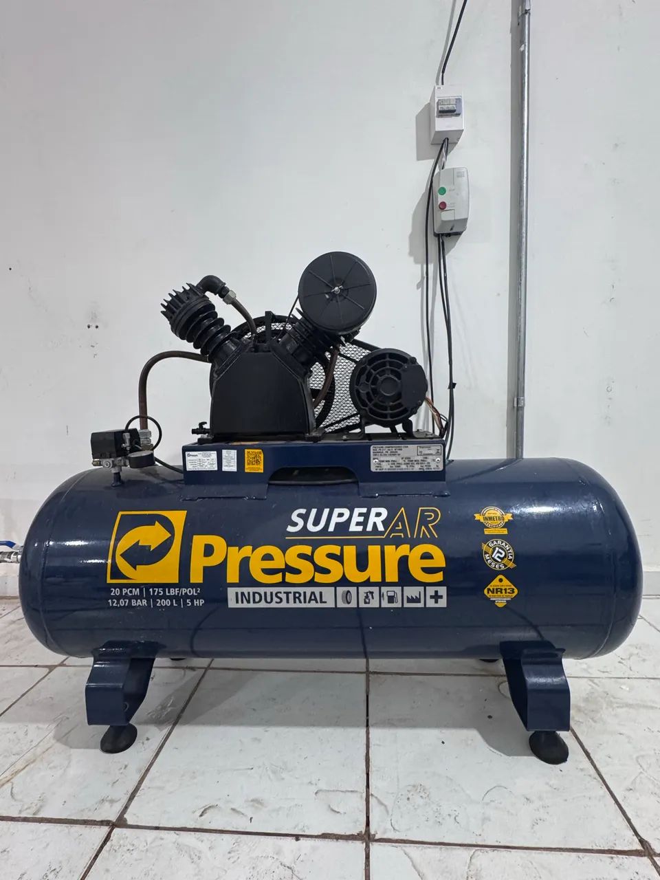 Compressor 20 PCM 200 L  / 5 HP