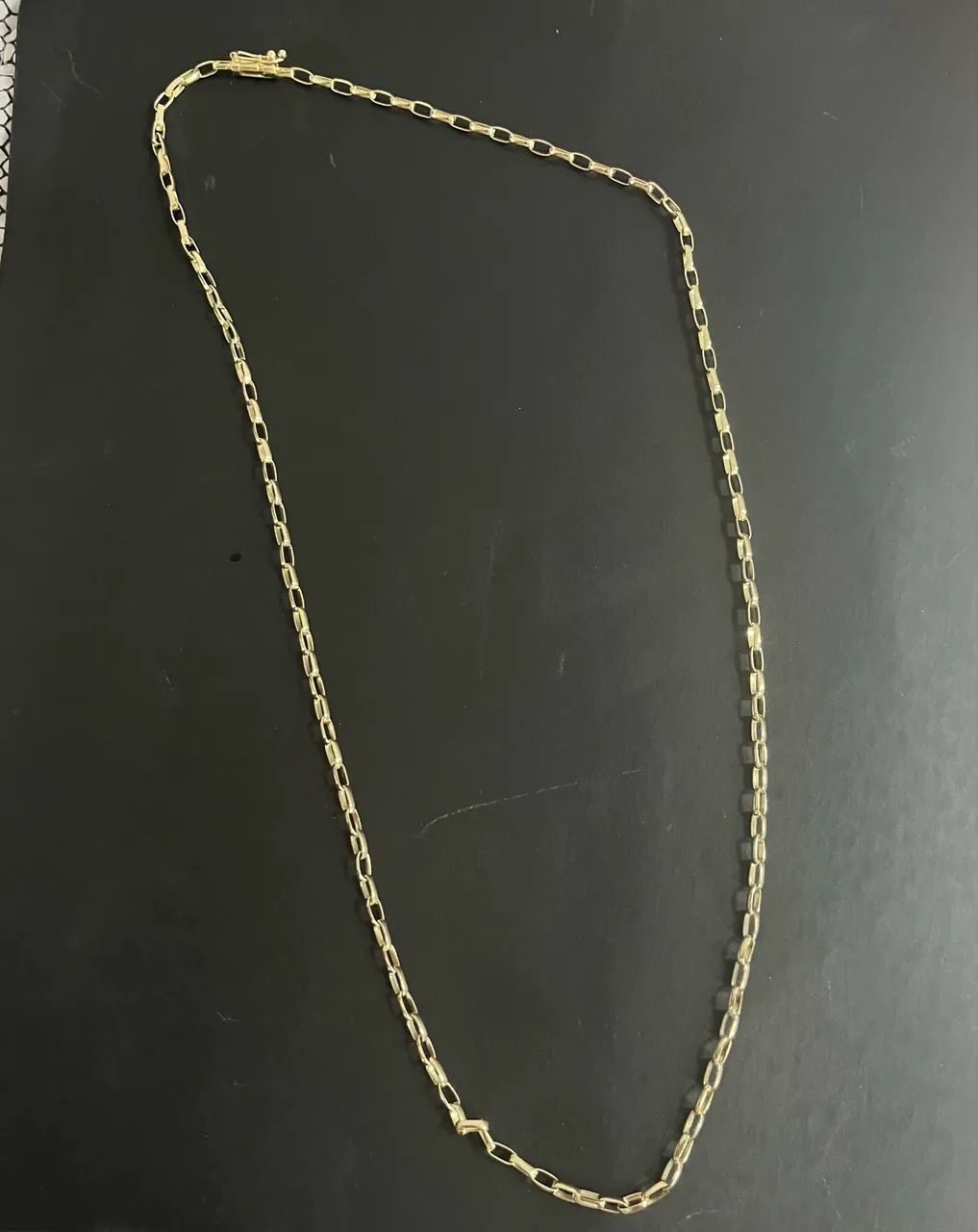 corrente de moeda antiga dourada - Foto 2