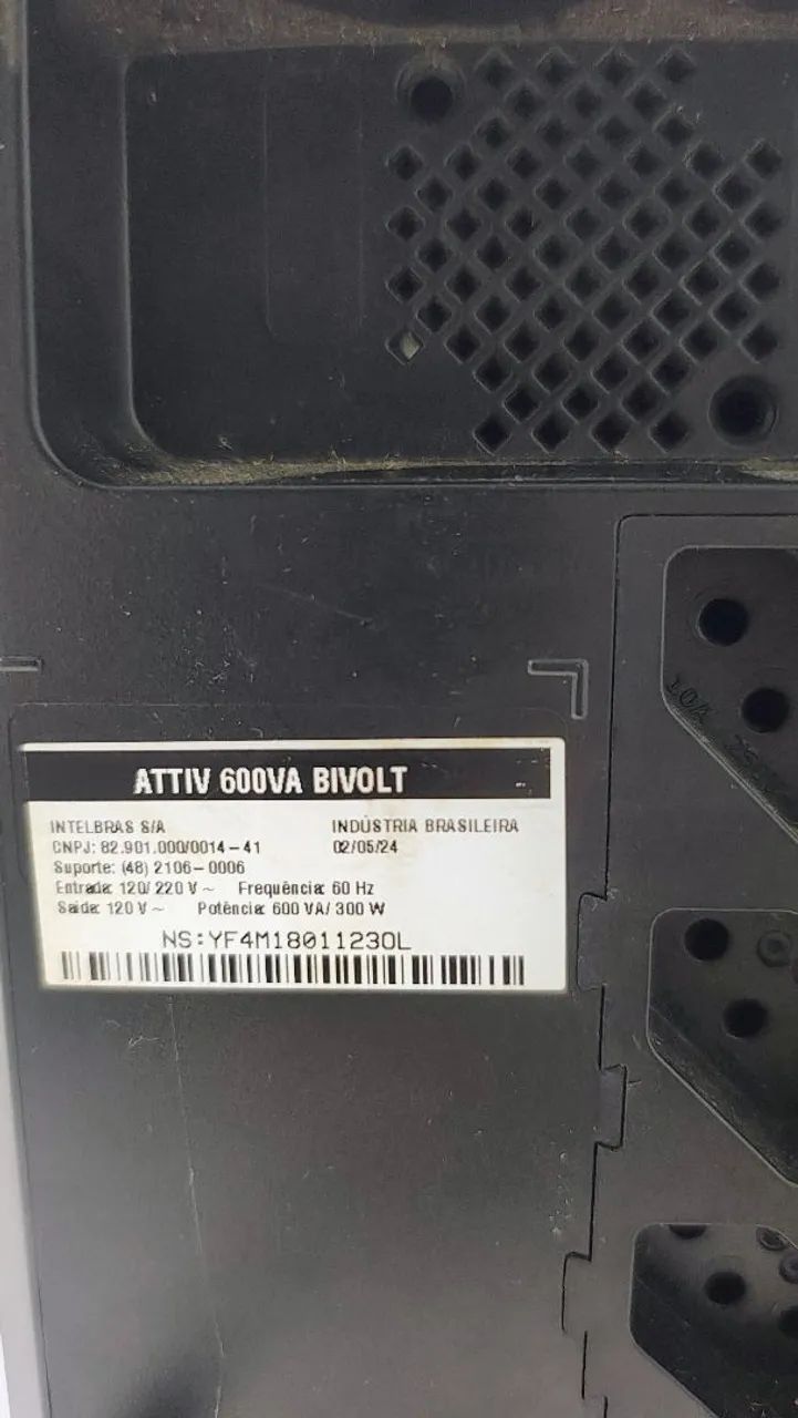 Nobreak Intelbras Attiv 600VA Bivolt - Proteção para PC e Eletrônicos - Foto 2