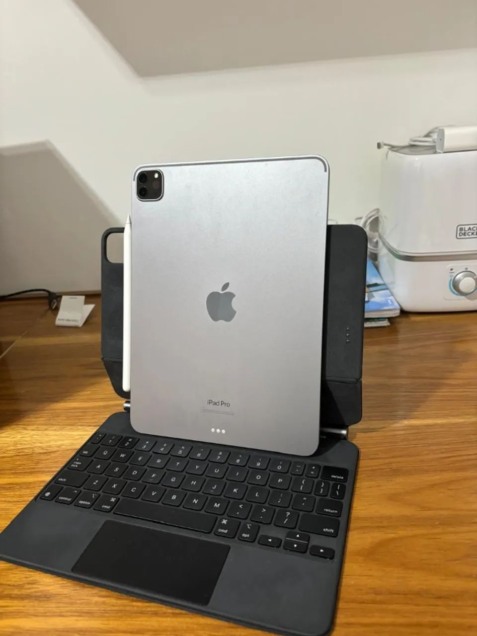 Ipad Pro 11 inch 256 Gb Wifi Prateado + Apple Pencil Pro + Magic Keyboard 
