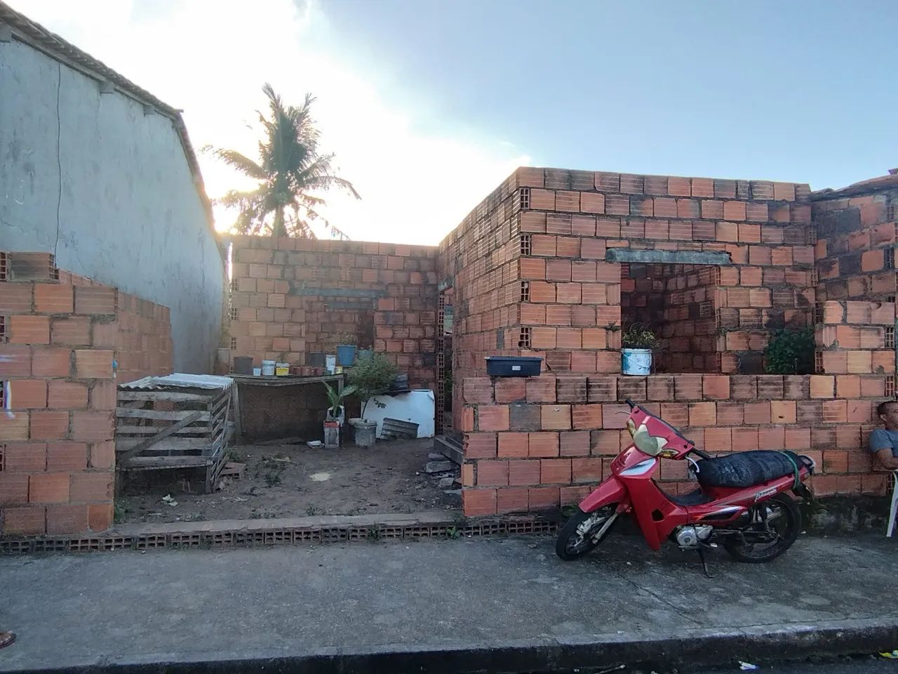 Casa quase no ponto do madeiramento