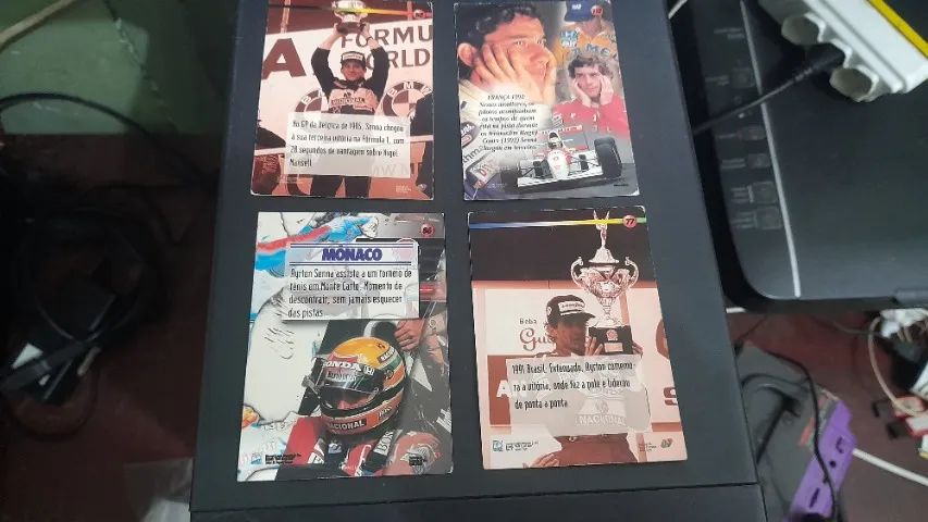 SENNA Perfil de um Heróiカードコレクション Cards Ayrton Senna Coleção Perfil De Um Herói 52, 77, 86,113