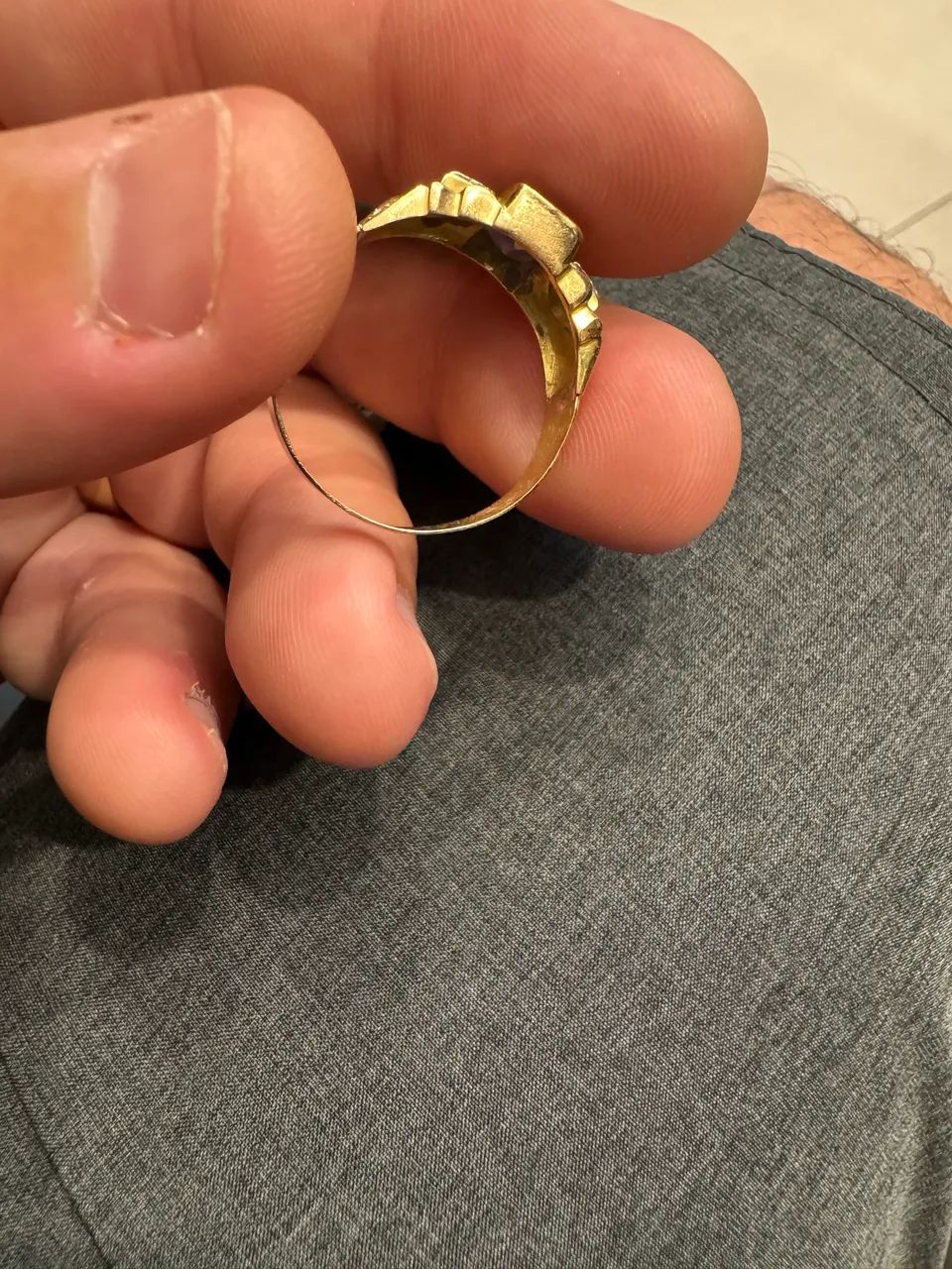 Anel ouro 750 - Foto 5
