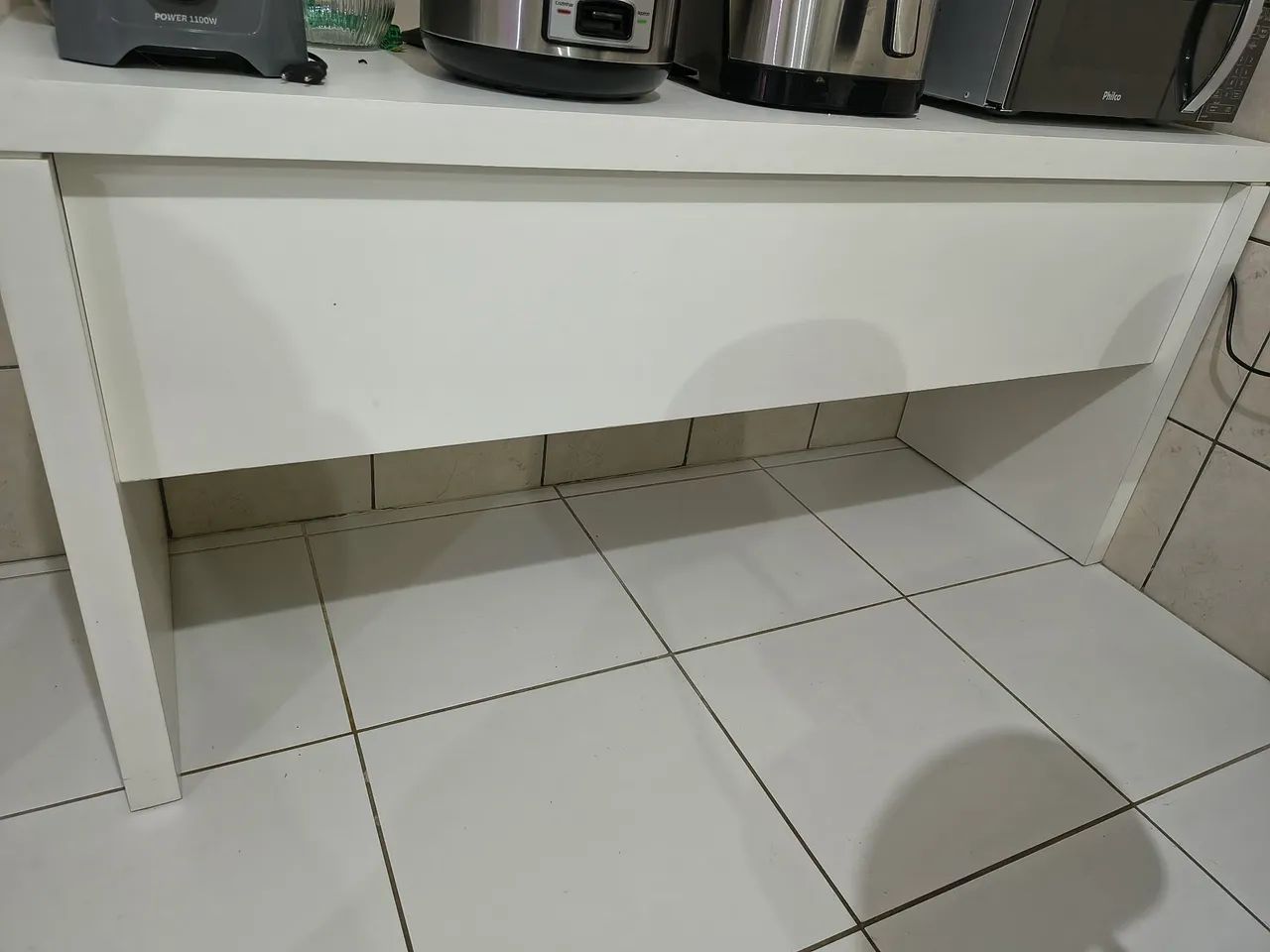 Mesa escritório feita em marcenaria - Foto 2
